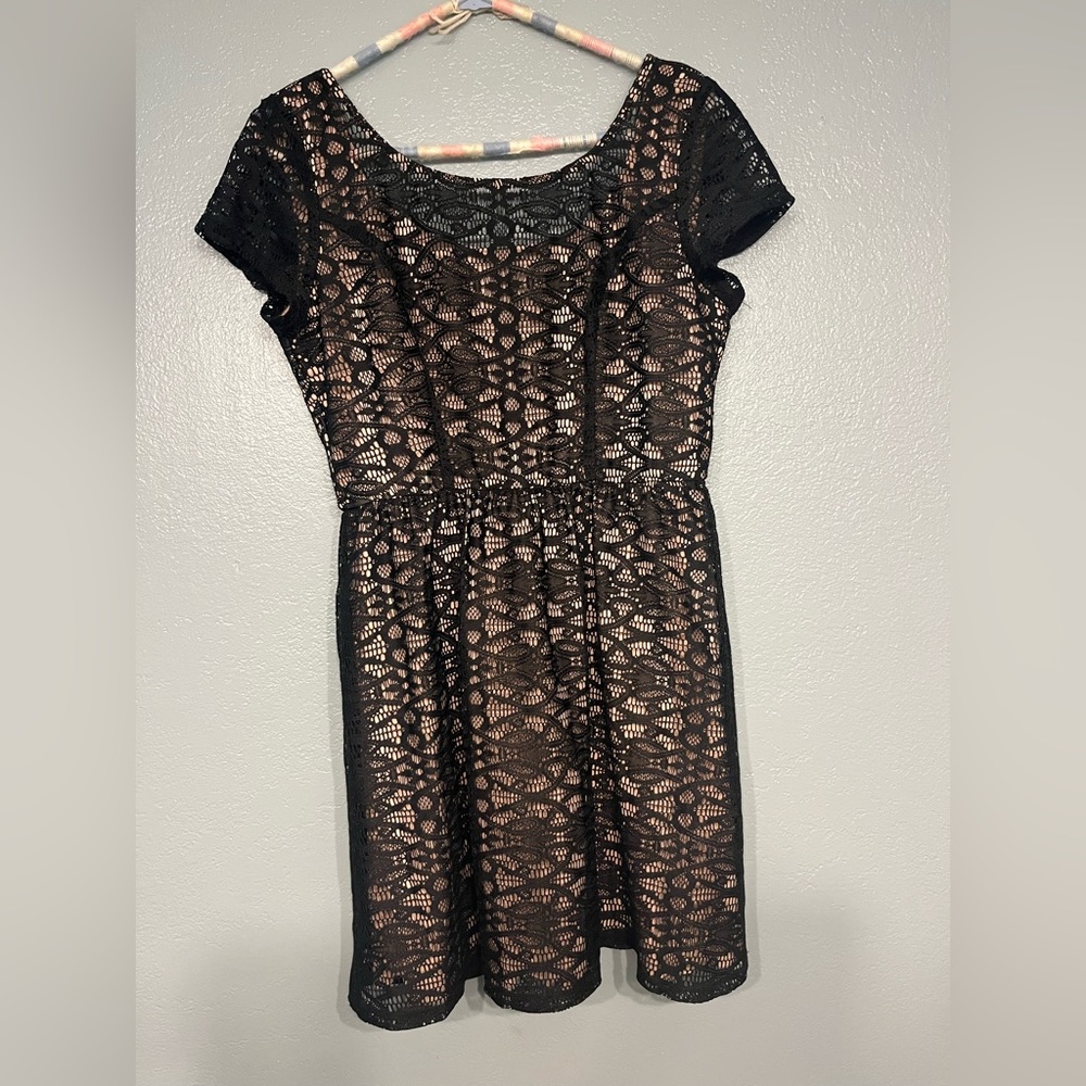 Speechless Black Lace Dress